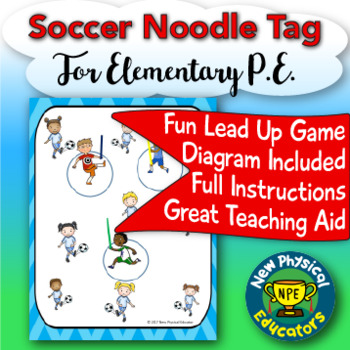 Preview of Soccer Noodler Tag for Physical Education Elementary