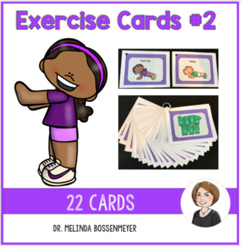 Preview of Physical Education Exercise Card Set 2
