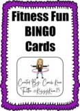 Physical Education - Fitness Fun BINGO Cards (PE & APE)