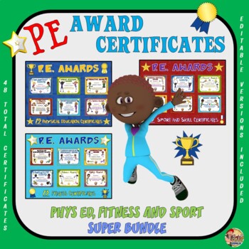 Preview of Physical Education, Fitness and Sport Awards- 3 Product Super Bundle