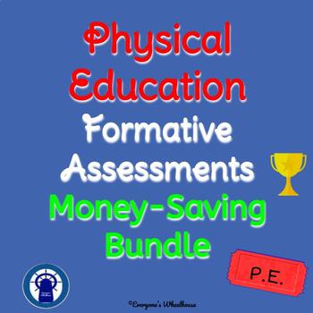 Preview of Physical Education Formative Assessments Bundle