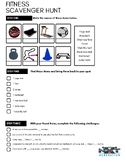 Physical Education: Fun with Fitness Scavenger Hunt Game