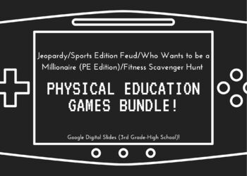 Preview of Physical Education Games Bundle--Digital Google Slides