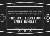 Physical Education Games Bundle--Digital Google Slides