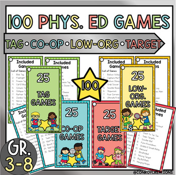 Preview of Physical Education Games | Low Prep PE Games