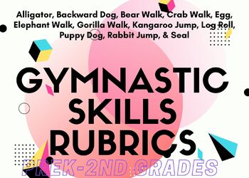 Preview of Physical Education Gymnastic Skills Rubrics