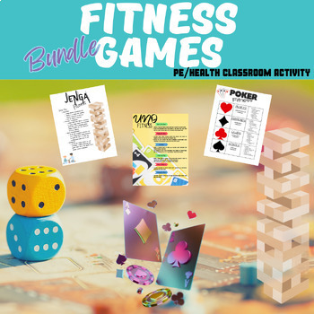 Preview of Physical Education/Health Education: FITNESS GAMES BUNDLE