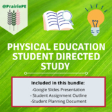 Physical Education/Health Final Project BUNDLE!