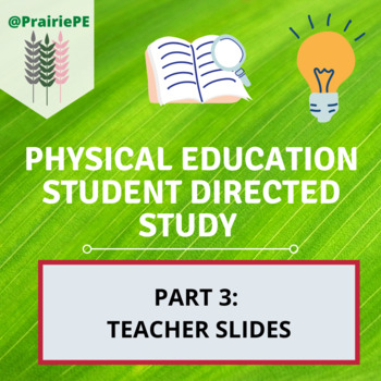 project topic for physical and health education