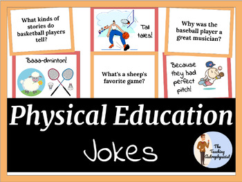Preview of Physical Education Joke a day | 40 hilarious jokes | Printable Offline Version