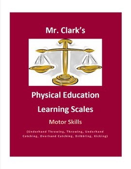Preview of Physical Education Learning Scale Kicking