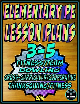 Preview of Physical Education Lesson Plan 6 3rd-5th Grade Volume 3