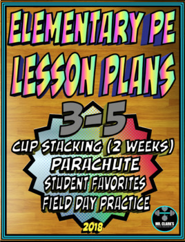 Preview of Physical Education Lesson Plan 6 3rd-5th Volume 9