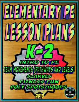 Preview of Physical Education Lesson Plan 6 K-2nd Grade Volume 1