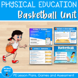Physical Education Lesson Plans - Basketball Unit