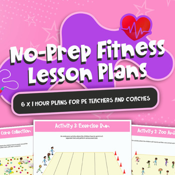 Preview of Physical Education Lesson Plans | Fitness Unit