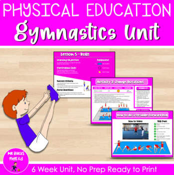 Preview of Physical Education Lesson Plans - Gymnastics Unit