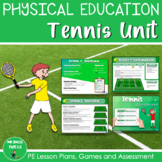 Physical Education Lesson Plans - Tennis Unit