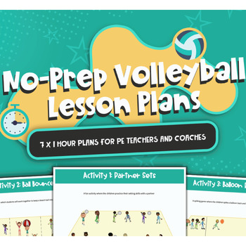 Preview of Physical Education Lesson Plans | Volleyball Unit