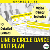 Physical Education Line Dance Unit and Lesson Plans | With