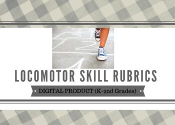 Preview of Physical Education Locomotor Skills Rubrics