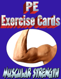 Physical Education Muscular Strength Exercise Cards