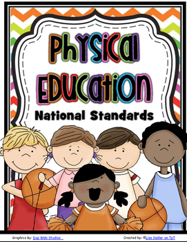Preview of Physical Education National Standards Bulletin Board Posters & Graphics