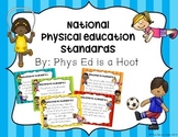 Physical Education National Standards Printable Signs