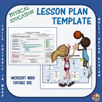 Preview of Physical Education Lesson Plan Template