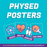 Physical Education Sport Themed Posters