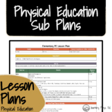Physical Education Sub Lesson Plans