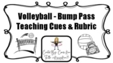 Physical Education - Volleyball - Bump Pass Teaching Cues 