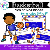 Basketball Quiz Yes or No Warm Up