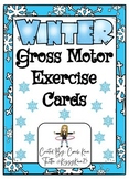 Physical Education - Winter Gross Motor Exercise Cards (PE & APE)