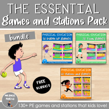 Preview of Physical Education Year 1-6 - The Essential PE Games and Stations Pack