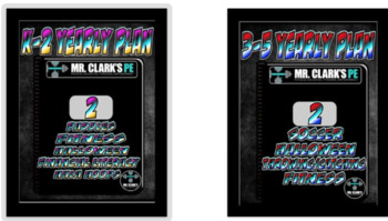 Preview of Physical Education Yearly Plan 8 Volume 2 K-5 Bundle