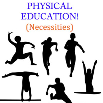 Preview of Physical Education worksheets and documents! (BUNDLE)