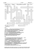 Physical Fitness-HS Health Science and PE-Crossword with Word Bank Worksheet-F11