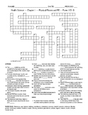 Physical Fitness-HS Health Science and PE-Crossword with Word Bank Worksheet-F13