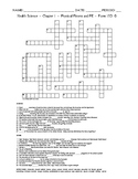 Physical Fitness-HS Health Science and PE-Crossword with Word Bank Worksheet-F15