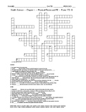 Physical Fitness-HS Health Science and PE-Crossword with Word Bank Worksheet-F17