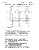 Physical Fitness -HS Health Science and PE-Crossword with Word Bank Worksheet-F9