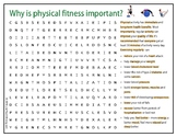 Physical Fitness Word Search