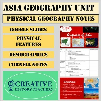 Preview of Physical Geography Of Asia Cornell Notes