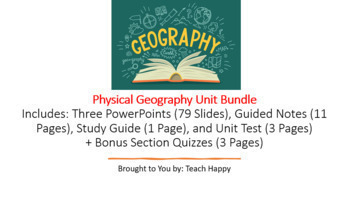 Preview of Physical Geography Unit Bundle