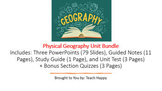 Physical Geography Unit Bundle