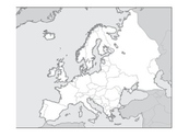 Physical Geography of Europe Worksheet - Map Labeling