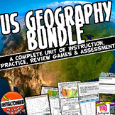 Physical Geography of the United States Bundle- Updated wi