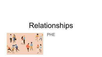 Preview of Physical Health and Education - Career Life Education - Relationships 