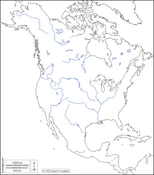 Physical Map North America By Edward Robinson TPT   Original 10061335 1 